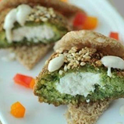 Ta'ameya Sandwich with Nesto Cheese