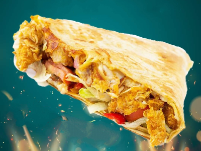 Chicken Burger Crepe