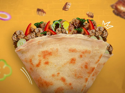 Chicken Shawerma Crepe
