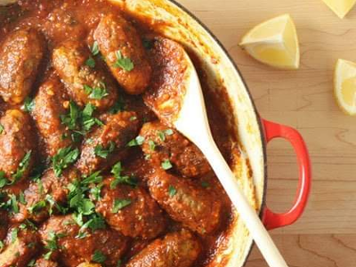 Rice Kofta With Tomato Sauce
