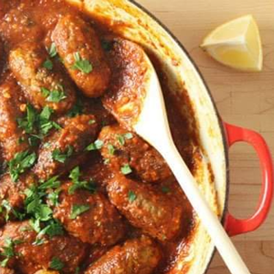 Rice Kofta With Tomato Sauce