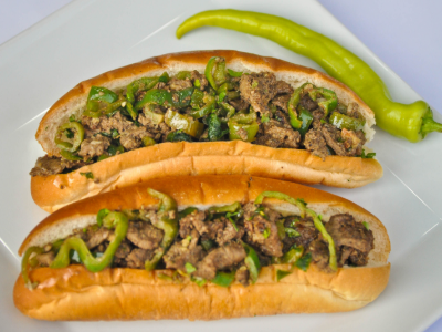 Grilled Liver With Leya Sandwich