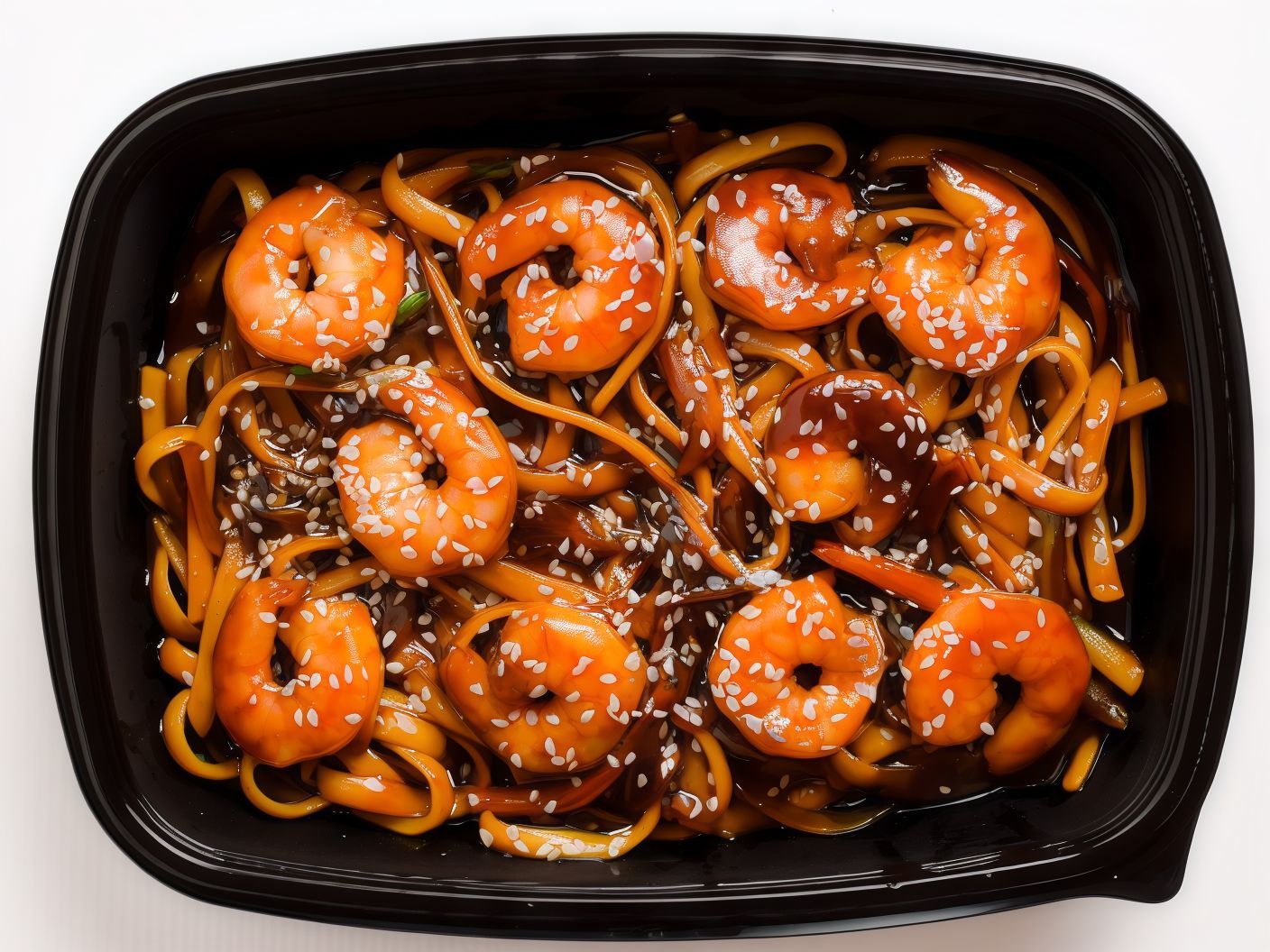 Chinese Shrimp Noodles Meal
