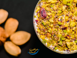 Rice Pudding With White Chocolate And Pistachio
