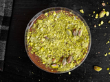 Rice Pudding With Chocolate Nutella And Pistachio