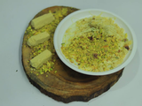 Rice Pudding With Halawa And Pistachio