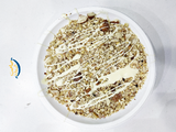 Rice Pudding With White Chocolate And Nuts