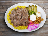 Lebanese Angus Beef Shawarma Fatteh