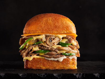 Steak And Mushroom Sandwich