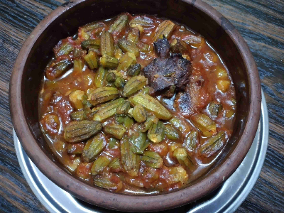 Okra With Meat Casserole