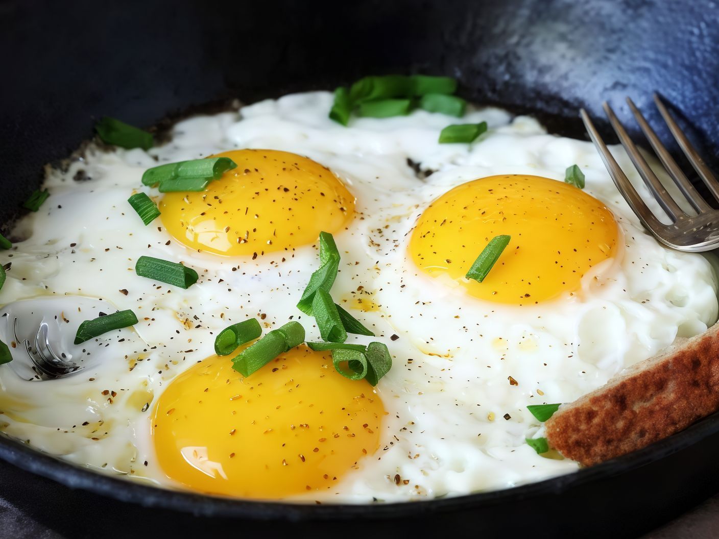 Small Sunny Side Up Eggs Platter