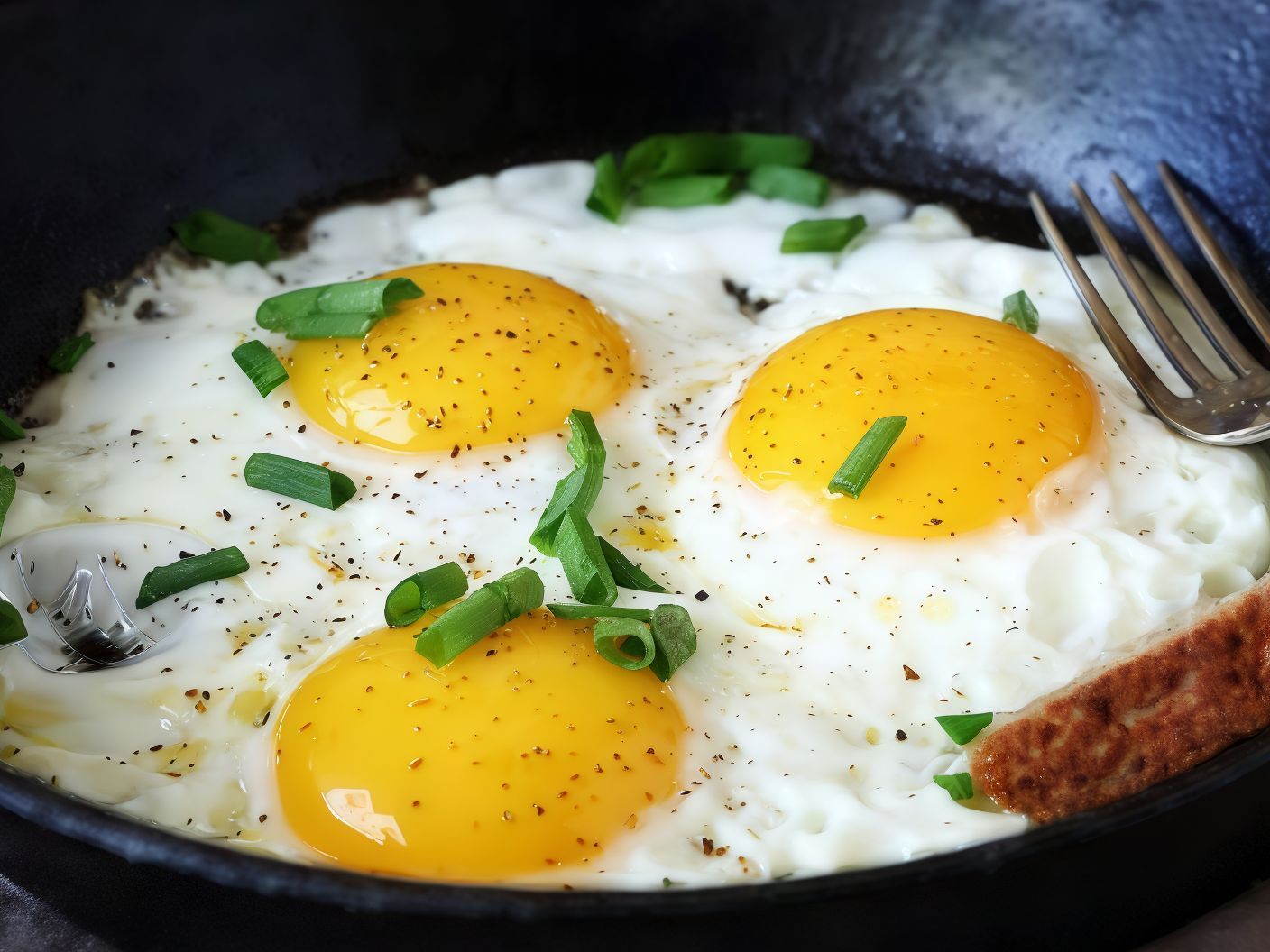 Large Sunny Side Up Eggs Platter