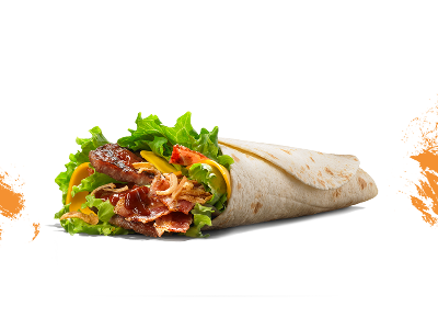 Beef Burger Wrap