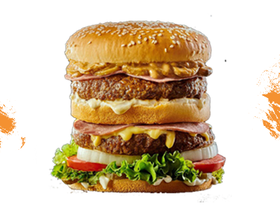 Monster Level Burger Sandwich