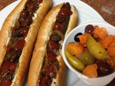 Oriental Sausage Sandwich