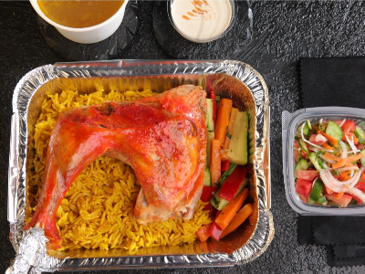Quarter Mandi Turkey Meal And Drink - Thighs