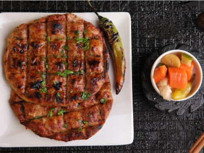 Charcoal Grilled Turkey Hawawshi