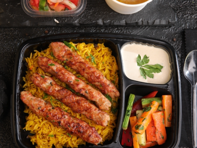 Grilled Turkey Kofta Meal