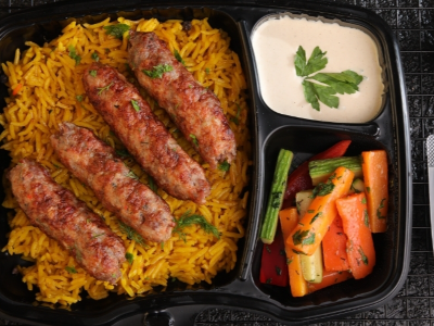 Grilled Kandouz Kofta Meal