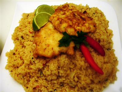 Rice With Fish Fillet