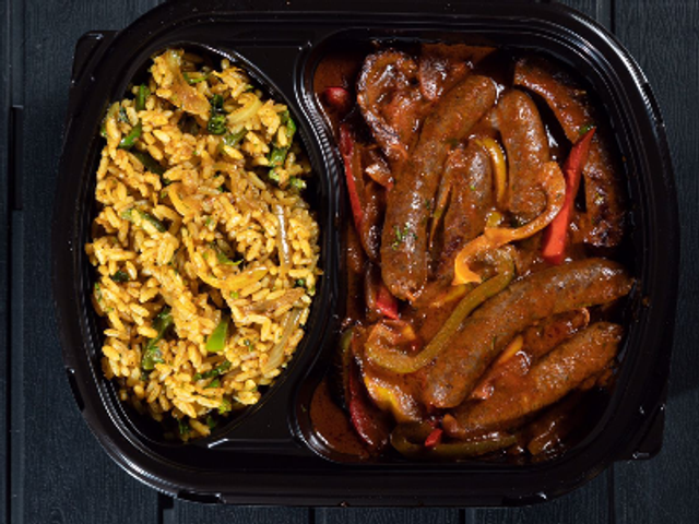 Grilled Oriental Sausage Meal