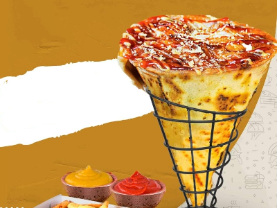 Cono Pizza Crepe