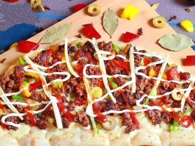 Beef Fajita Crepe