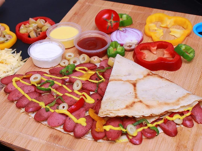 Sausage Crepe