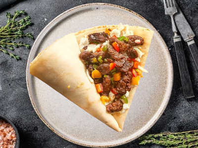 Oriental Sausage Crepe