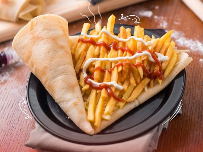Fries Crepe