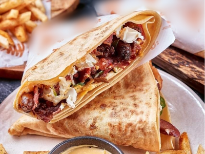 Meat Cocktail Crepe