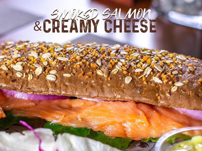 Smoked Salmon And Creamy Cheese