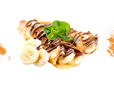 Nutella Chocolate Banana Roll