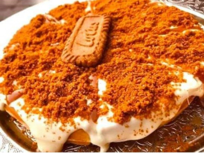 White Lotus Waffle Tart 3 layers