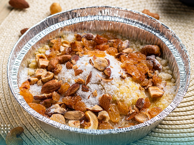 Ghee With Sugar And Nuts Couscous