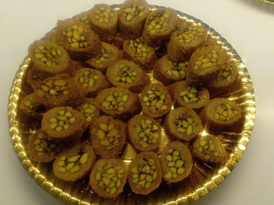 Pistachio Konafa