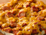 Medium Size Hot Dog Pizza