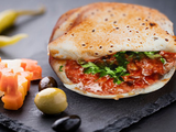 Foul With Tomato Sauce Sandwich
