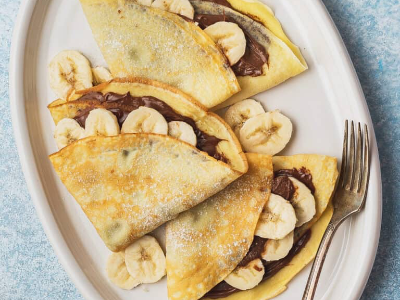 Nutella Banana Crepe