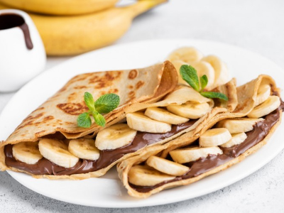 Nutella With Banana Crepe