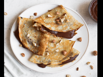 Nutella With Nuts Crepe