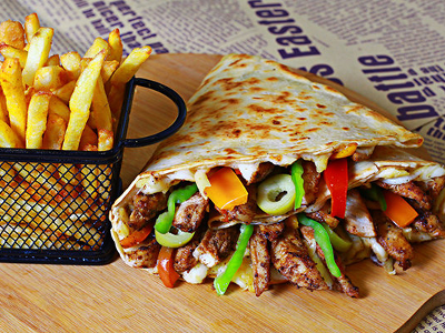 Chicken Fajita Crepe