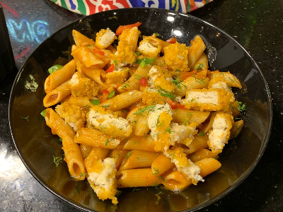 Red Chicken Pasta
