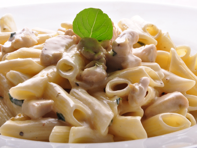 Mushroom Bechamel Pasta