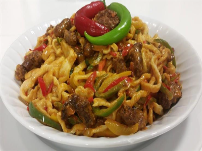 Oriental Sausage Bechamel Pasta