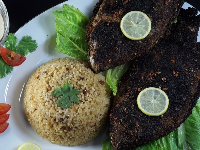 Fried Fish Fillet Meal