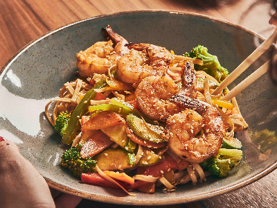 Wok Shrimp Noodles