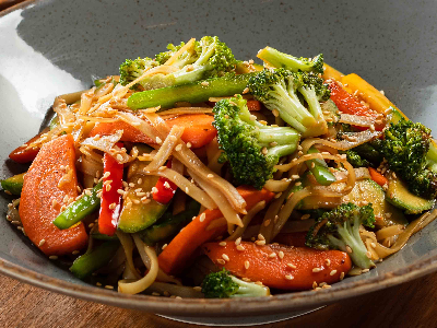 Wok Vegetables Noodles
