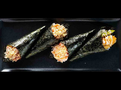 Temaki Spicy Crunchy Tuna