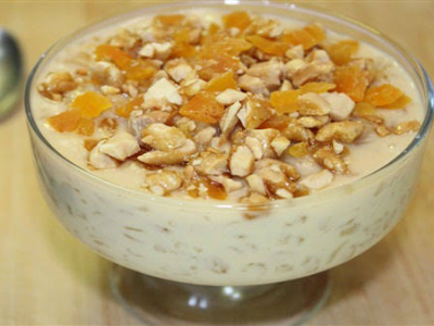 Special Rice Pudding With Nuts